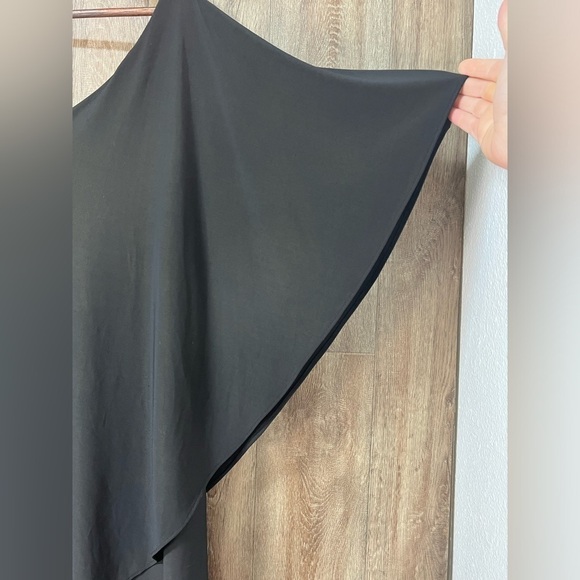 R&M Richards Asymmetric Knee Length with Draped Shoulder and Diamante Strap - Picture 5 of 13